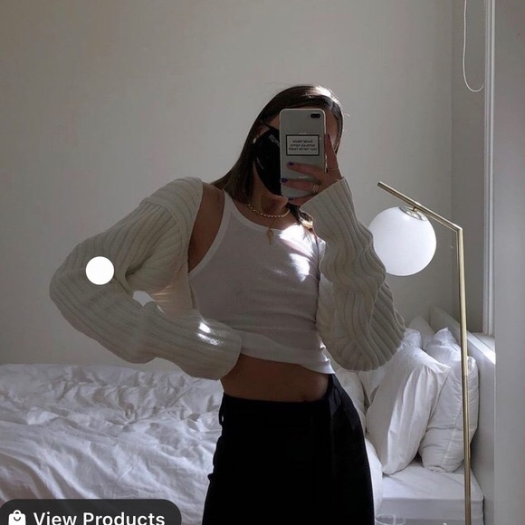 Simonett Sweater Sleeve Shrug 